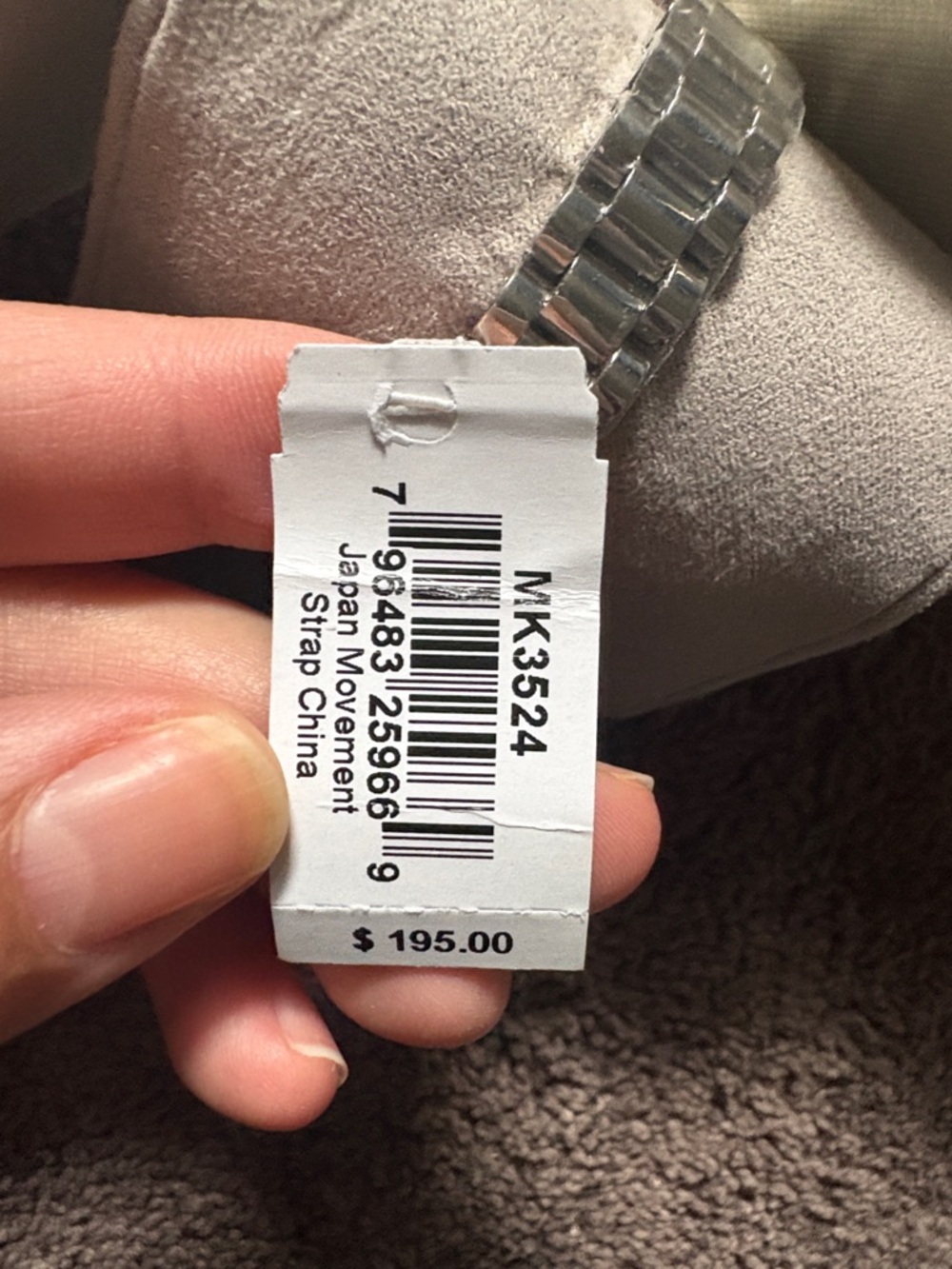 Michael Kors Silver and White Bracelet Watch - Picture 2 of 3